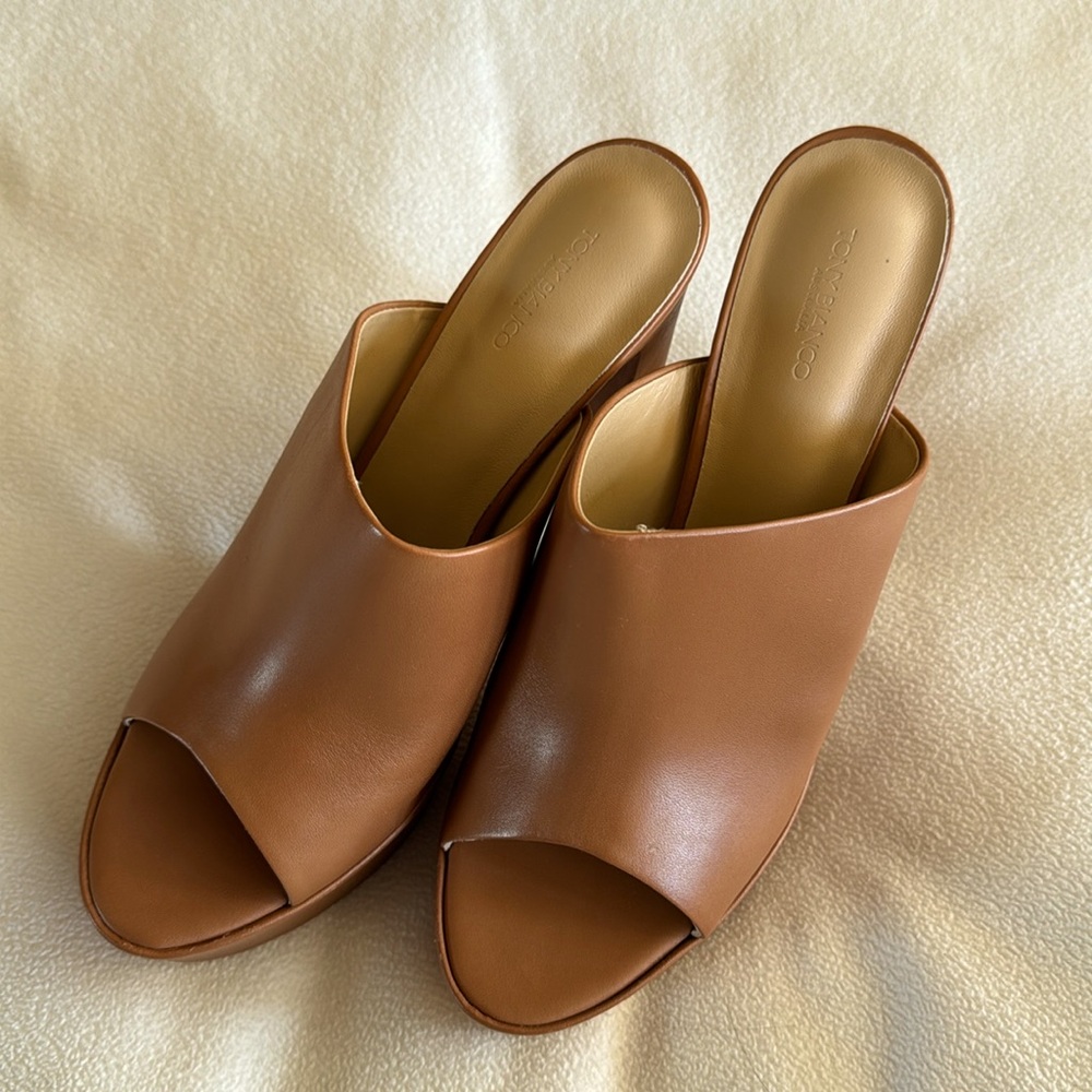 Tony Bianco Jammie heel size 10 tan